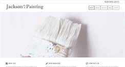 Desktop Screenshot of jacksonpaintingnc.net
