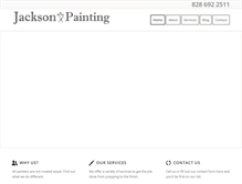 Tablet Screenshot of jacksonpaintingnc.net